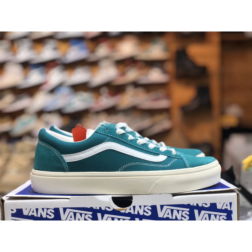 Giày Vans vault Old Skool Xanh Lá Bản Chuẩn 11Trung