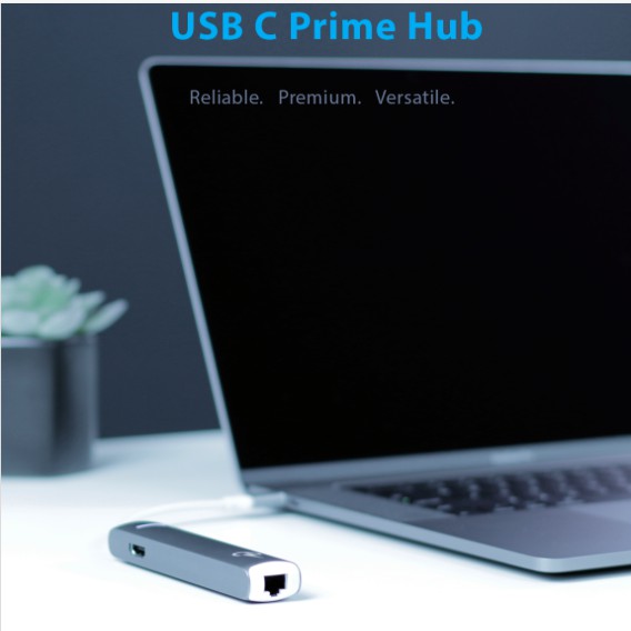 HUB CHARJENPRO USB-C 6 IN 1 PRIME (Thương hiệu Mỹ)