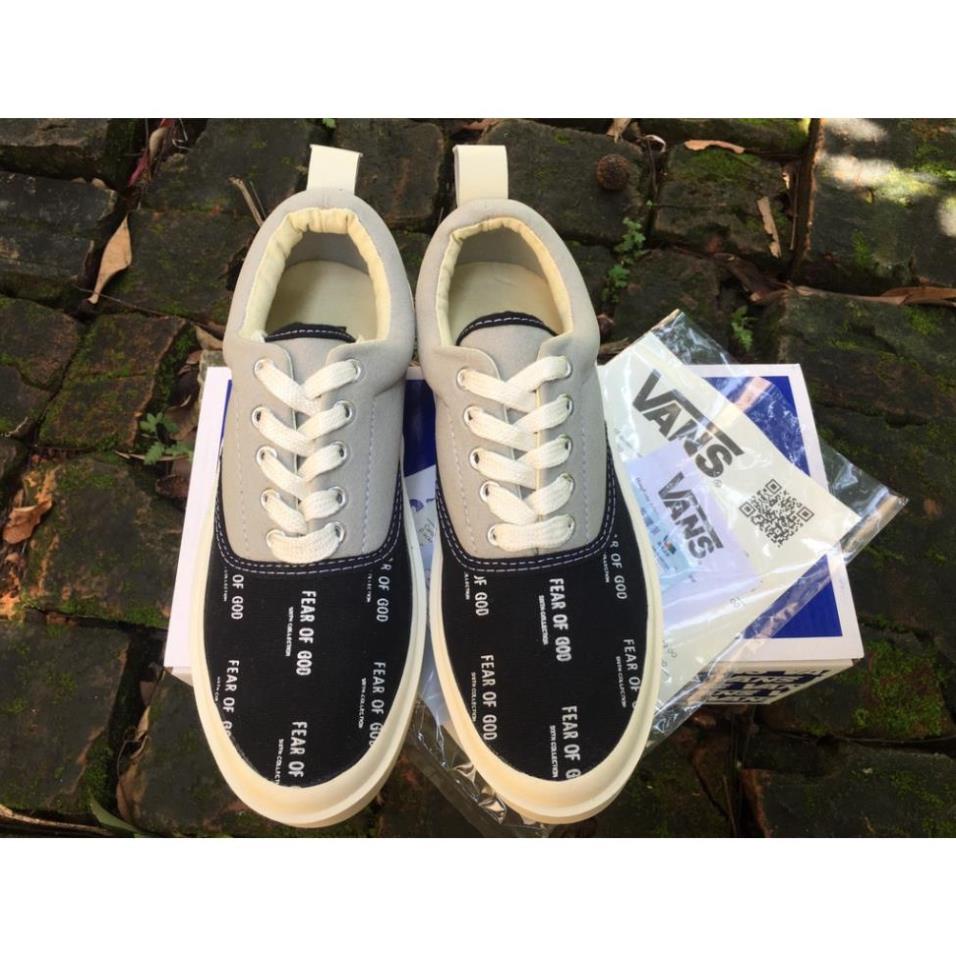 [Freeship+Box+Bill] Giày Thể Thao 𝐕𝐀𝐍𝐒 Fear Of God FOG đen xámTăng Chiều Cao nam nữ cao cấp 2021 Hot Trend | BigBuy360 - bigbuy360.vn