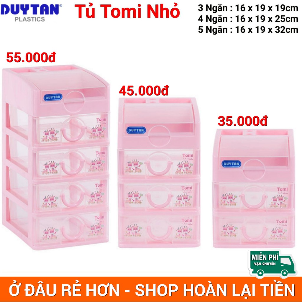 Tủ nhựa Tomi Mini Duy Tân 3 - 4 - 5 ngăn