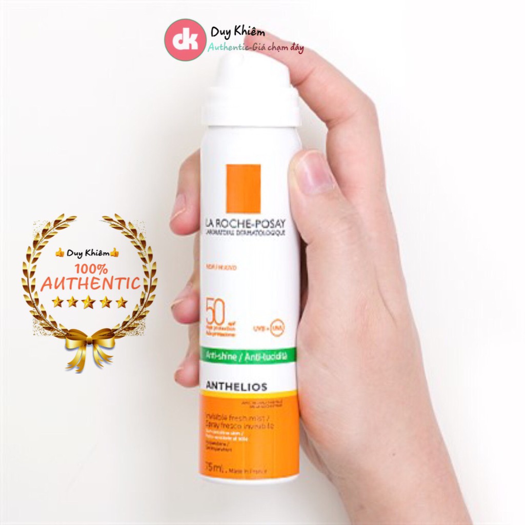 Kem Chống Nắng Dạng Xịt La Roche-Posay Anthelios Invisible Fresh Mist SPF 50 75ml | BigBuy360 - bigbuy360.vn