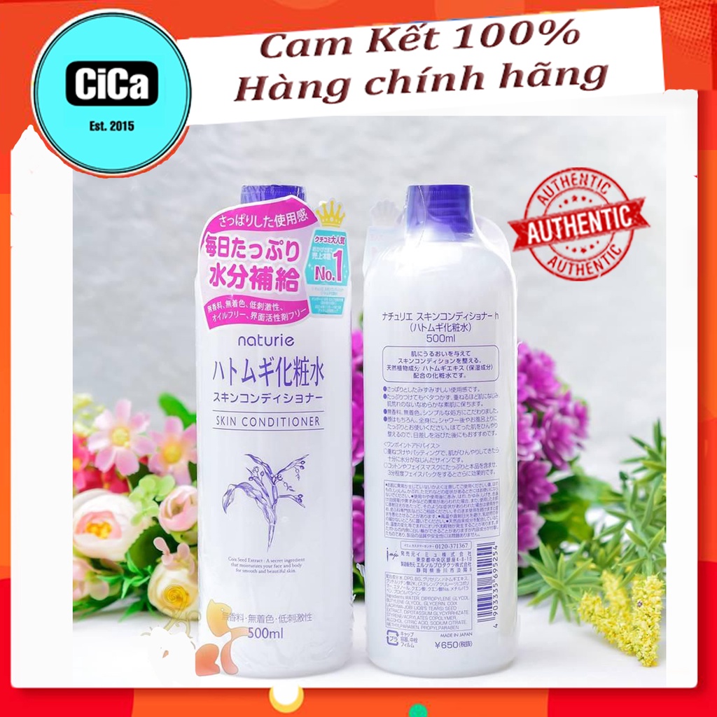 [Chính Hãng] NƯỚC HOA HỒNG (TONER) Ý DĨ NATURIE NHẬT BẢN 500ML