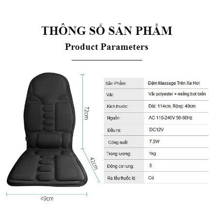 Đệm massage chính hãng