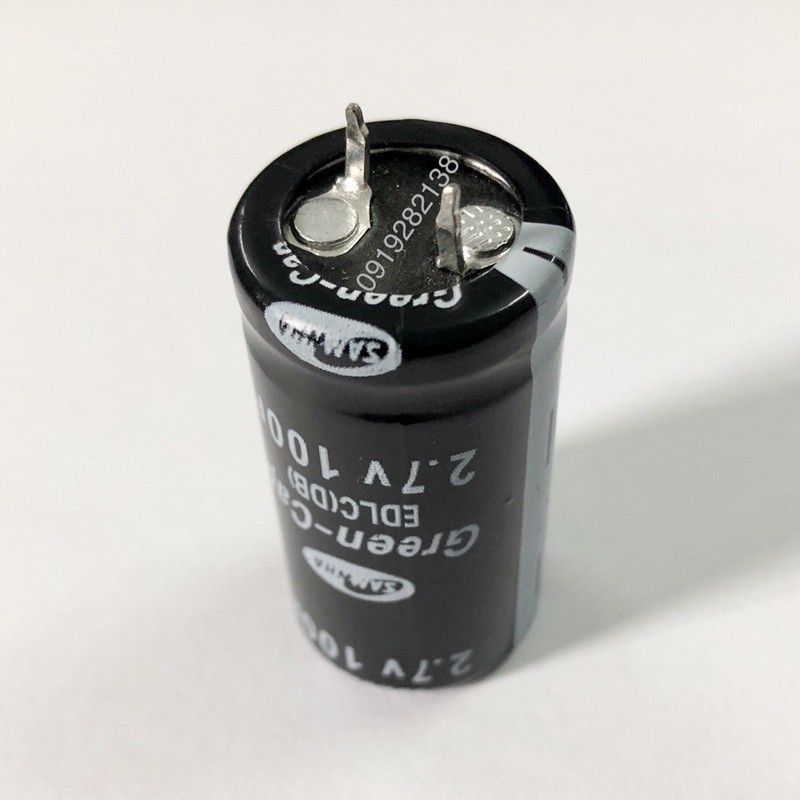 Siêu tụ điện 2.7V 100F - Super Capacitor 2.7V 100F