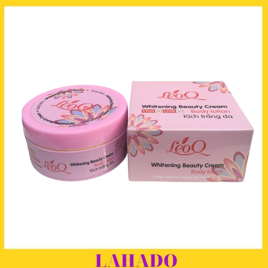 Kem body trắng da dưỡng thể toàn thân lotion dưỡng ẩm body LeoQ 110g