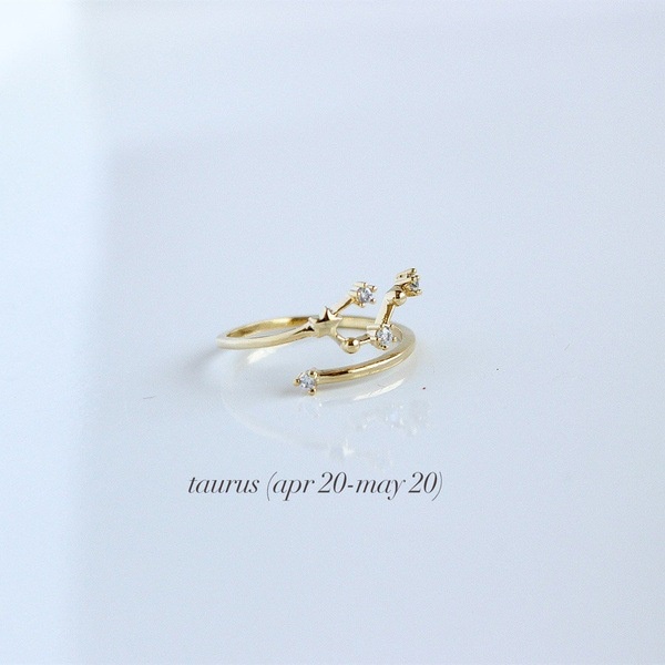 Nhẫn Đính Đá Pha Lê Hình 12 Cung Hoàng Đạo Thời Trang Cho Nữ 2021