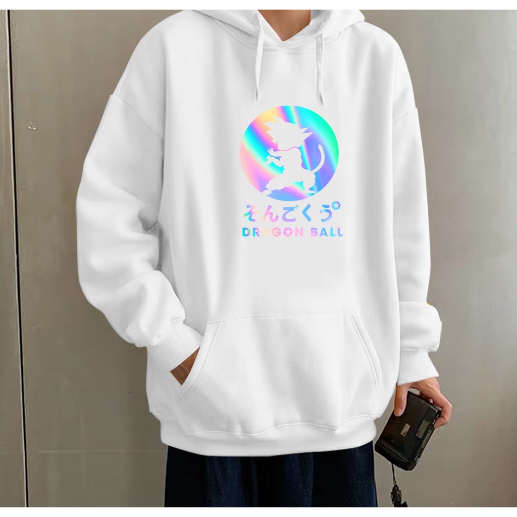 Áo Khoác Nỉ Hoodie Phản Quang Dragon Ball PQ44KN