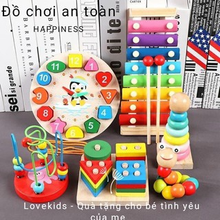 Bộ 6 món đồ chơi logic tư duy sáng tạo Montessori cho bé!