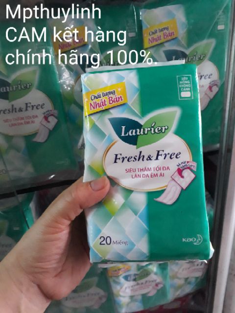 Băng vệ sinh Laurier siêu mỏng không cánh