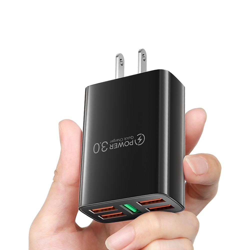 Củ Sạc Nhanh Với 5 Cổng USB Cho Điện Thoại