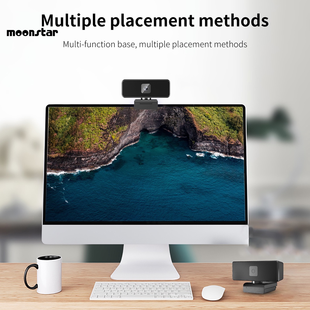 Webcam kỹ thuật số tích hợp micro 2K 1080P hiệu ứng âm thanh cao chuyên dụng | BigBuy360 - bigbuy360.vn