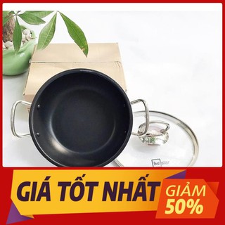 Nồi kho thịt cá 20cm 3 đáy từ chống dính fivestar - đồ nồi chảo dùng nhà bếp
