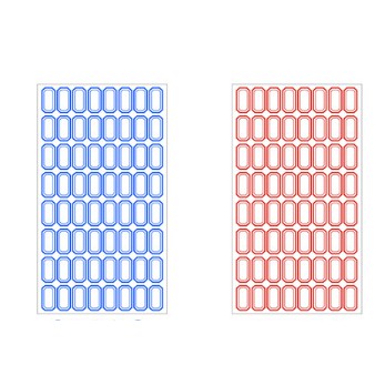 Bộ 64 Tem Nhãn Dán Giá Tiền, Ghi Chú, Sticker | Thẻ Đánh Dấu Phân Loại 5.0 - Art và Đời Sống