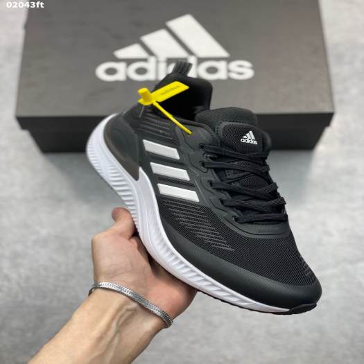 Giày Sneaker Nam Nữ Adidas Alphamagma Đen vạch Trắng