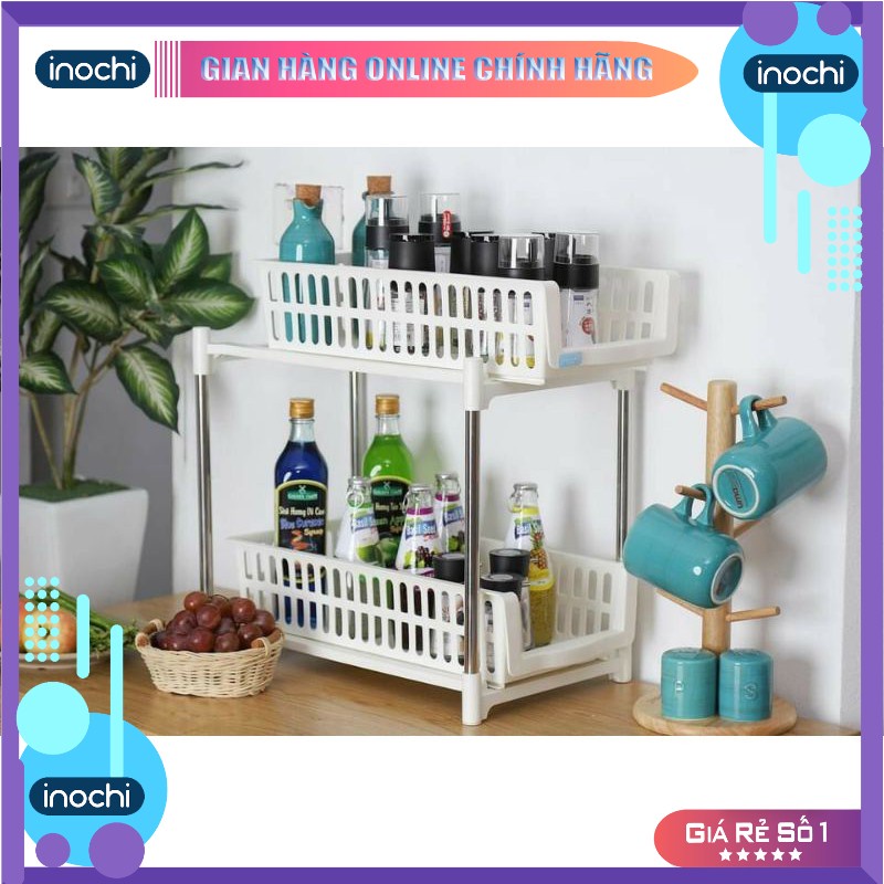 Kệ Trượt Đa Năng 2 Tầng Cao Cấp Tokyo Inochi - Tiêu chuẩn nhật