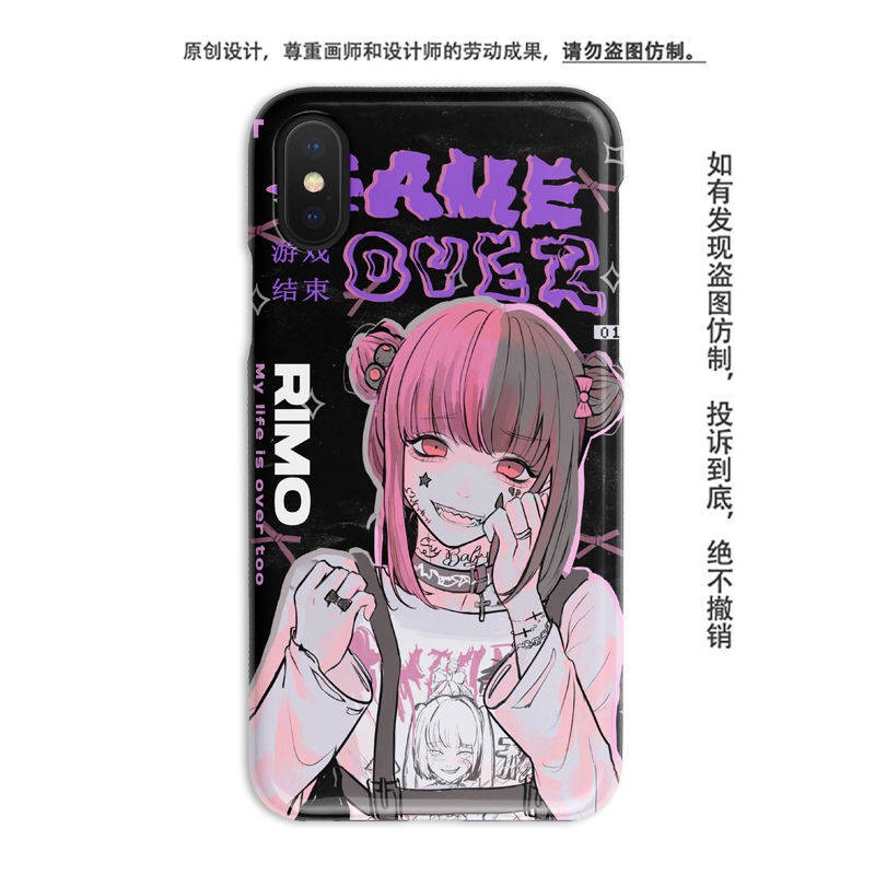 Vỏ điện thoại di động thời trang vỏ mềm nguyên bản chống vỡ trí thun ngắn tay | BigBuy360 - bigbuy360.vn