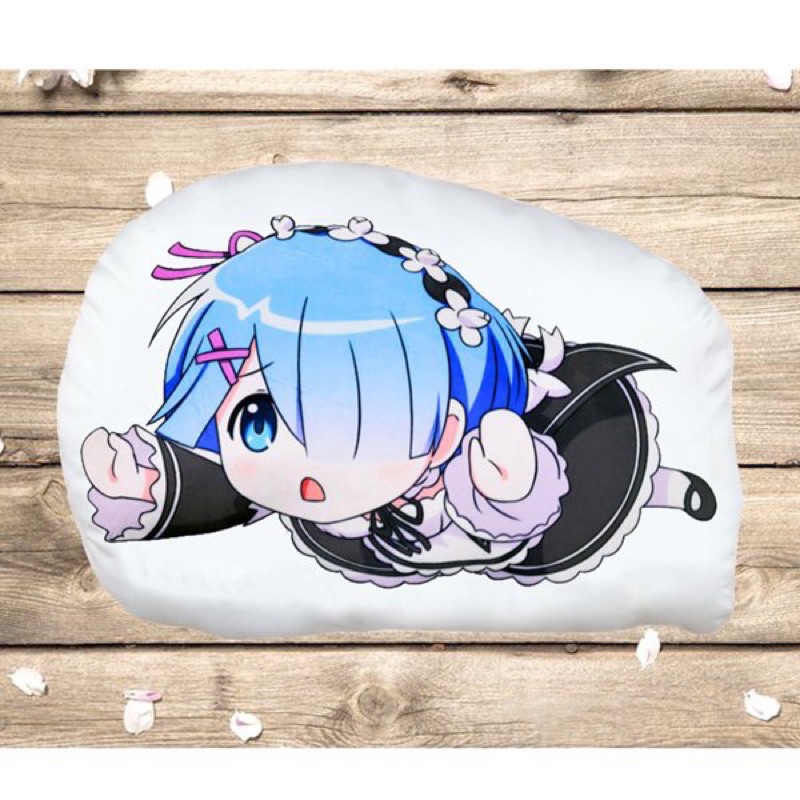 gấu ôm Re zero Ramrem 25-50cm/ Gối ôm anime ramrem