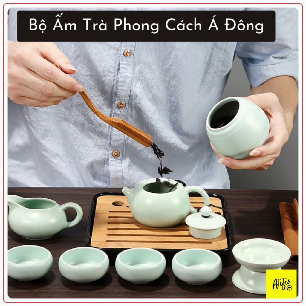 Bộ ấm trà phong cách Á Đông