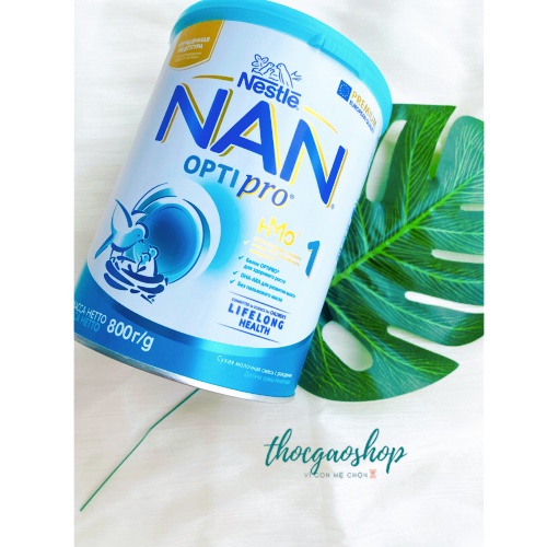 Sữa bột Nan Nga 800gr đủ số 1 2 3 4 nội địa Nga mát, tăng trưởng tốt