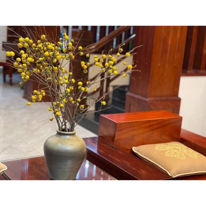 Bình gốm dáng chum to