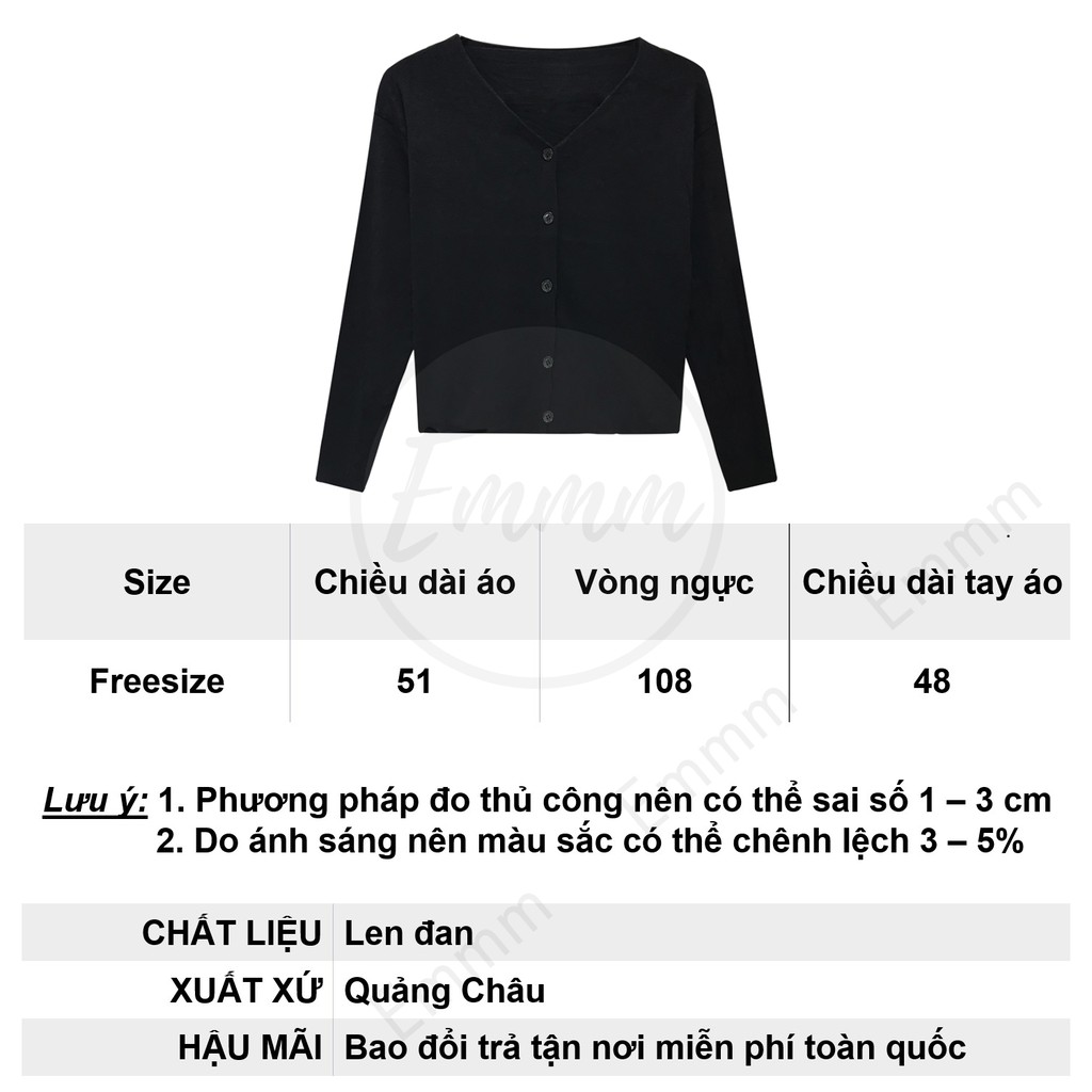 Áo khoác cardigan len đan cổ chữ V đơn giản trẻ trung cho nữ hàng Quảng Châu