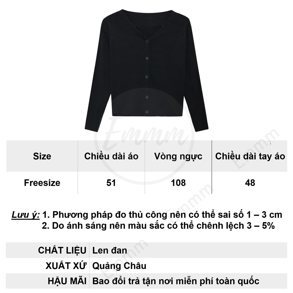 Áo khoác cardigan len đan cổ chữ V đơn giản trẻ trung cho nữ hàng Quảng Châu | BigBuy360 - bigbuy360.vn