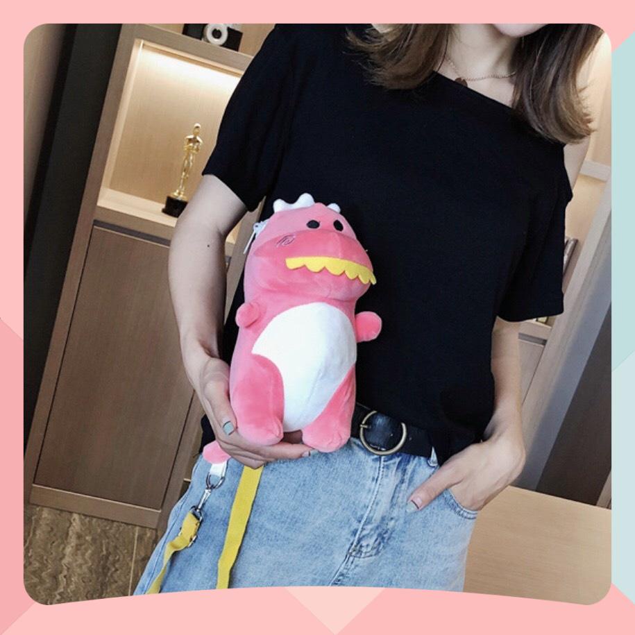 Túi Đeo Chéo Khủng Long  - Túi Đeo Chéo Thú Bông Đẹp Túi Gấu Cute