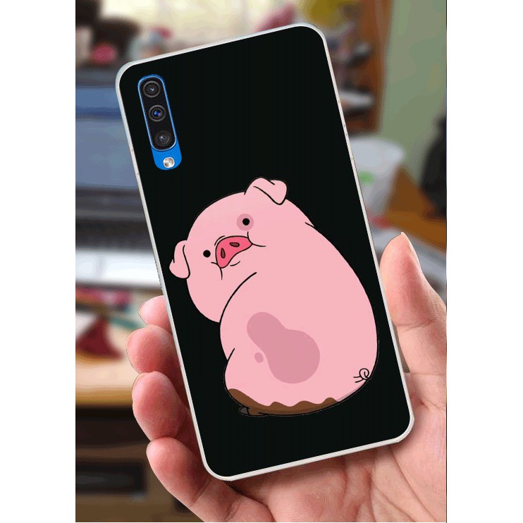 Ốp Lưng Samsung A50 (Dẻo) - Heo Con Mập
