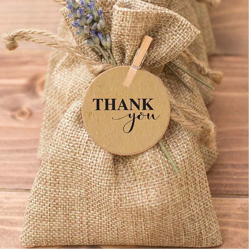 Cuộn 500 Miếng Dán Hình Tròn In Chữ Thank You Dùng Trang Trí Sổ Tay Tiện Dụng