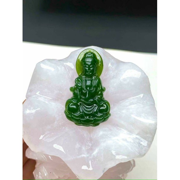 Mặt dây chuyền mẹ quan_âm ngọc_bích