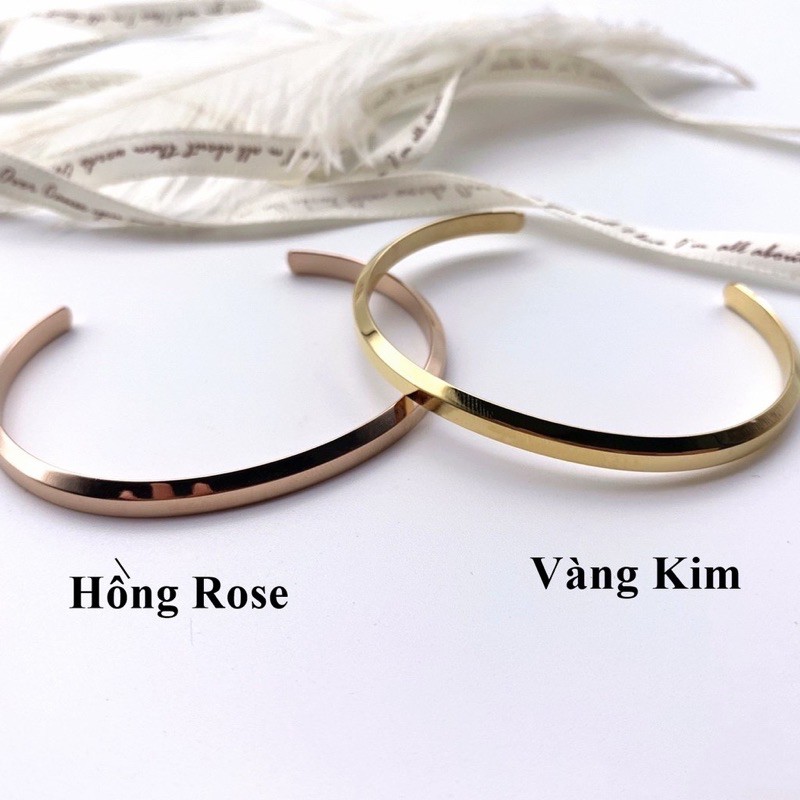 Vòng tay Cuff DW unisex bản đẹp nhất , Bảo hành màu 2 năm