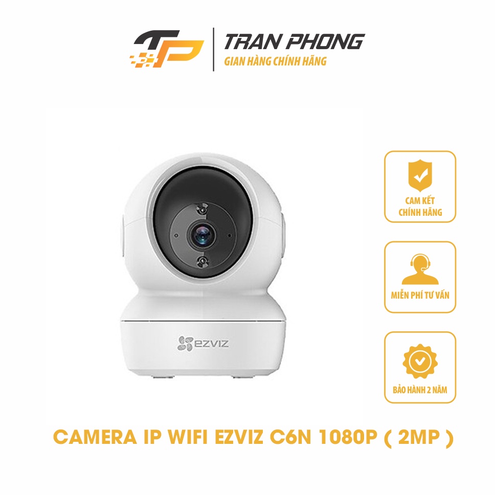 Camera IP Wifi Ezviz C6N 1080p ( 2MP ), C6N 4MP 2K Hàng Chính Hãng, BH 24 Tháng