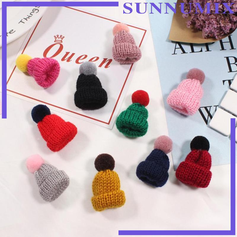 [Sunnimix] Ghim Cài Áo Hình Nón Len Mini Dễ Thương Phong Cách Hàn Quốc Cho Nữ