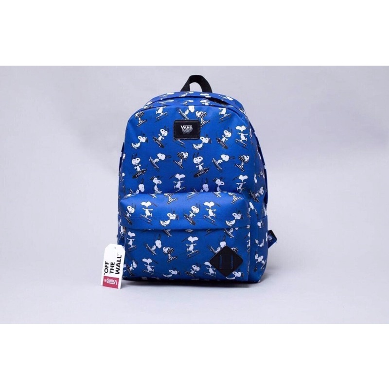 Balo đi học du lịch Vans Peanuts Blue Backpack