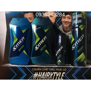 Combo dg nước hoa xmen 180ml( st nước hoa xmen 180ml+ lăn khử mùi nước hoa xmen 50ml+ xịt khử mùi xmen 150ml( wood)
