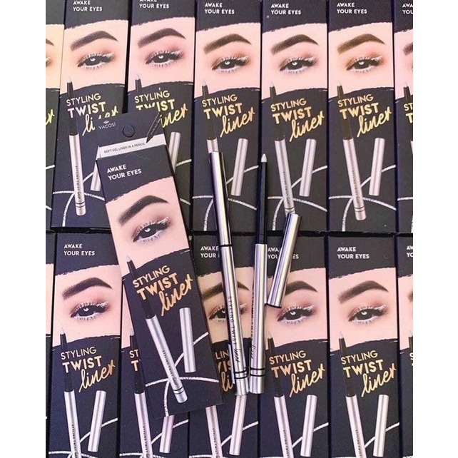 ( SALE 50% ) CHÌ KẺ MẮT VACOSI STYLING TWIST LINER SILVER