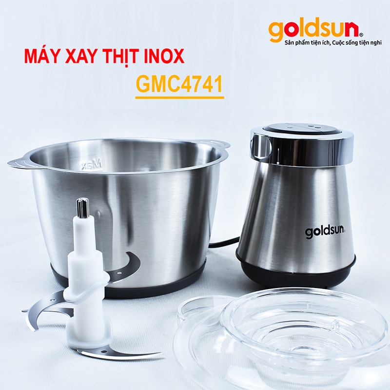 Máy xay thịt Goldsun GMC4741 cối xay làm bằng Inox 304