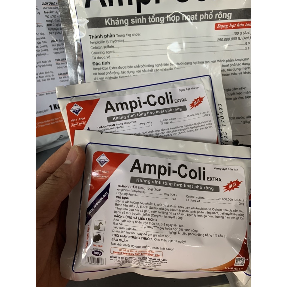 AMPI - COLI extra  ampi 10%, colis 25 triệu Ampicolis