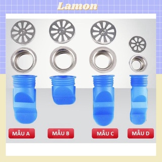 ⚡BỘ FULL PHỤ KIỆN⚡ Bịt nắp bồn rửa, cống thoát nước ngăn mùi hôi, côn trùng 88146 Lamon Store