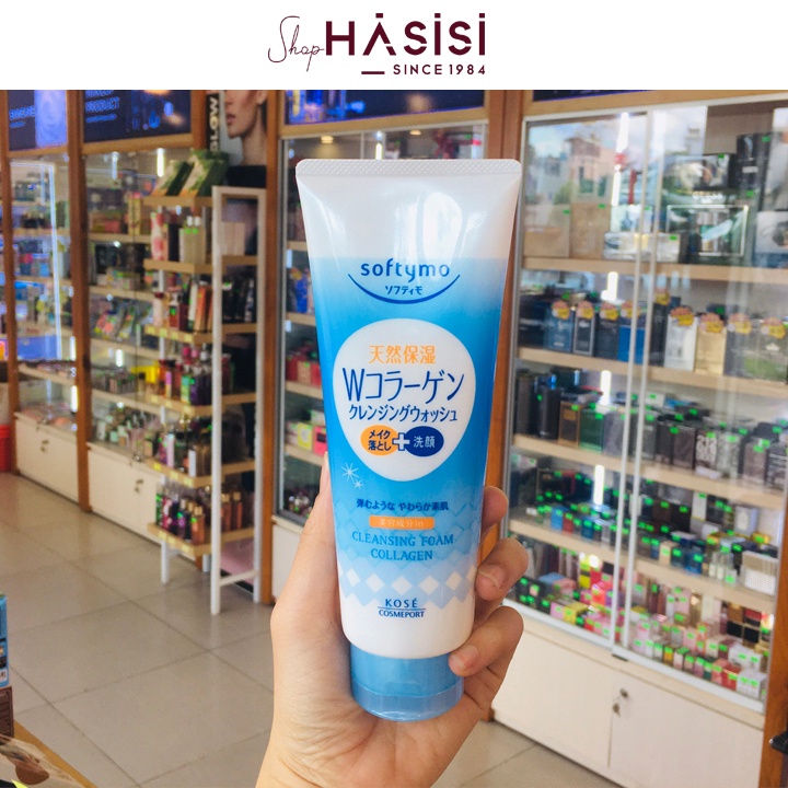 Sữa Rửa Mặt Nội Địa Nhật Ngăn Ngừa Lão Hoá Da KOSE SOFTYMO CLEANSING FOAM COLLAGEN
