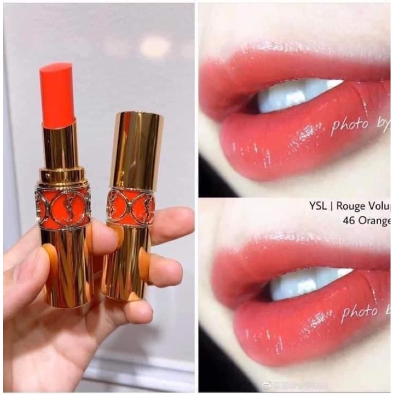 Son matte có dưỡng ysl shine 46