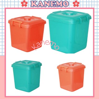 Thùng đựng gạo Kanemo việt nhật lớn nhỏ hộp gạo nhà bếp cao cấp bằng nhựa vệ sinh tiện dụng
