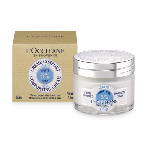 Kem dưỡng da mặt bơ đậu mỡ L'Occitane Shea Butter Face Light Comforting Cream 50ml