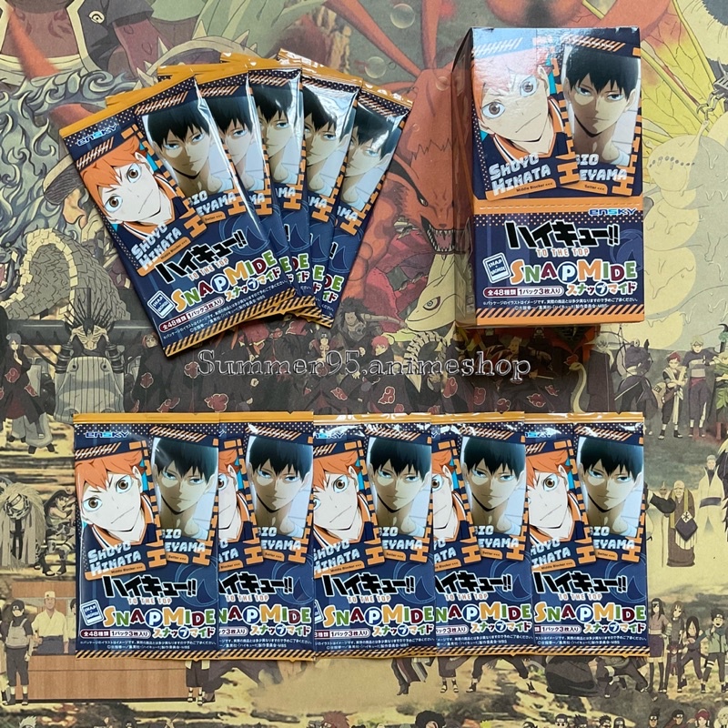 Pack snapmide random thẻ nhân phẩm Haikyuu!!