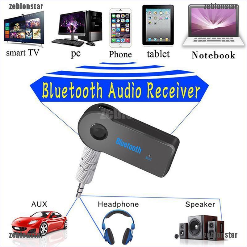 ❤star Bộ tiếp nhận âm thanh Bluetooth không dây cổng 3.5mm tiện dụng ▲▲