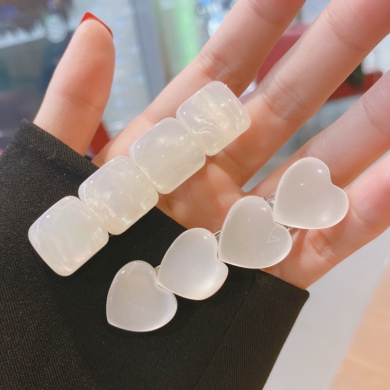 Kẹp tóc mái đính đá lấp lánh thiết kế sang trọng phong cách hàn quốc cho nữ