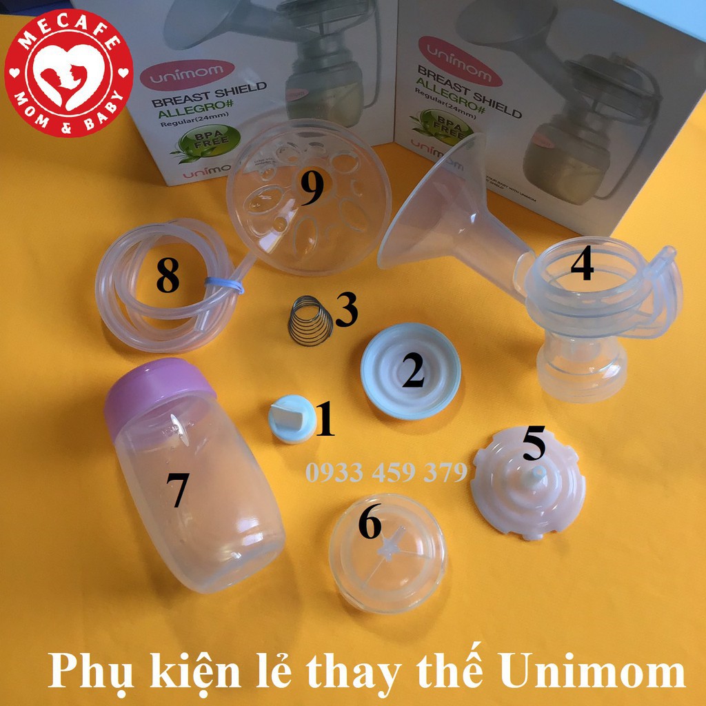 Phụ kiện máy hút sữa điện Unimom (phụ kiện chính hãng Unimom)