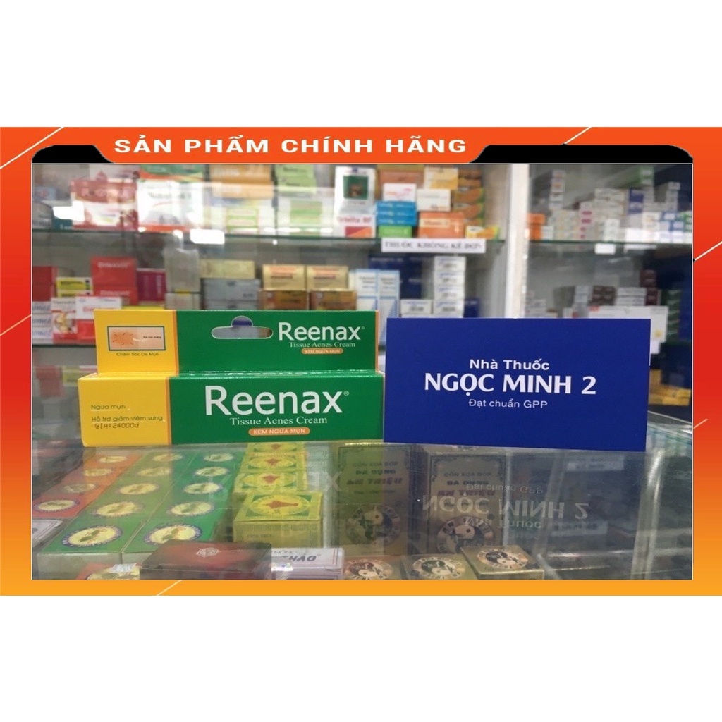 ✅ [Chính Hãng] Kem ngừa mụn Reenax ngừa mụn hỗ trợ giảm viêm sưng