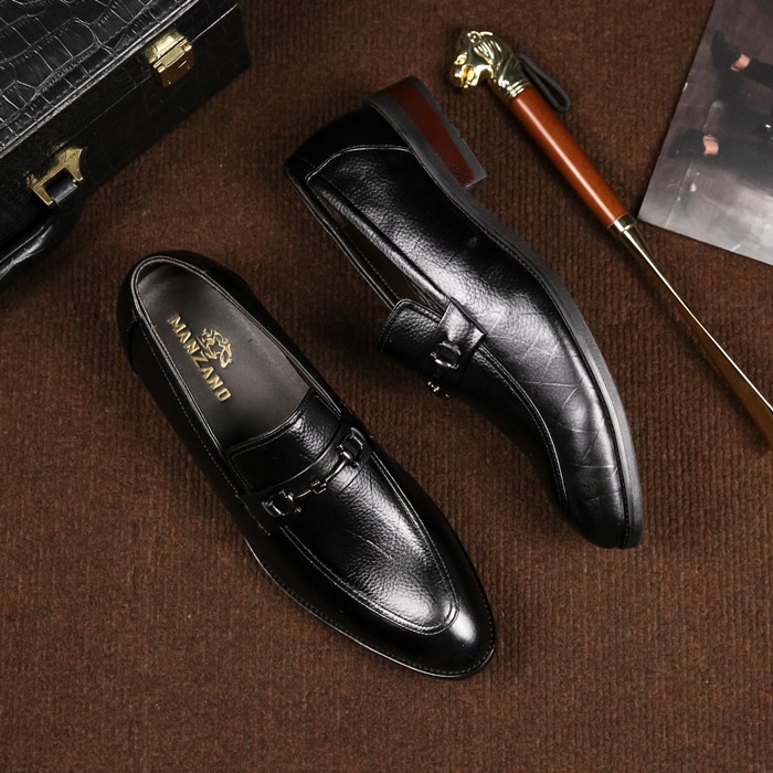 Giày nam đẹp da thật Manzano kiểu dáng thời thượng đẳng cấp M66601