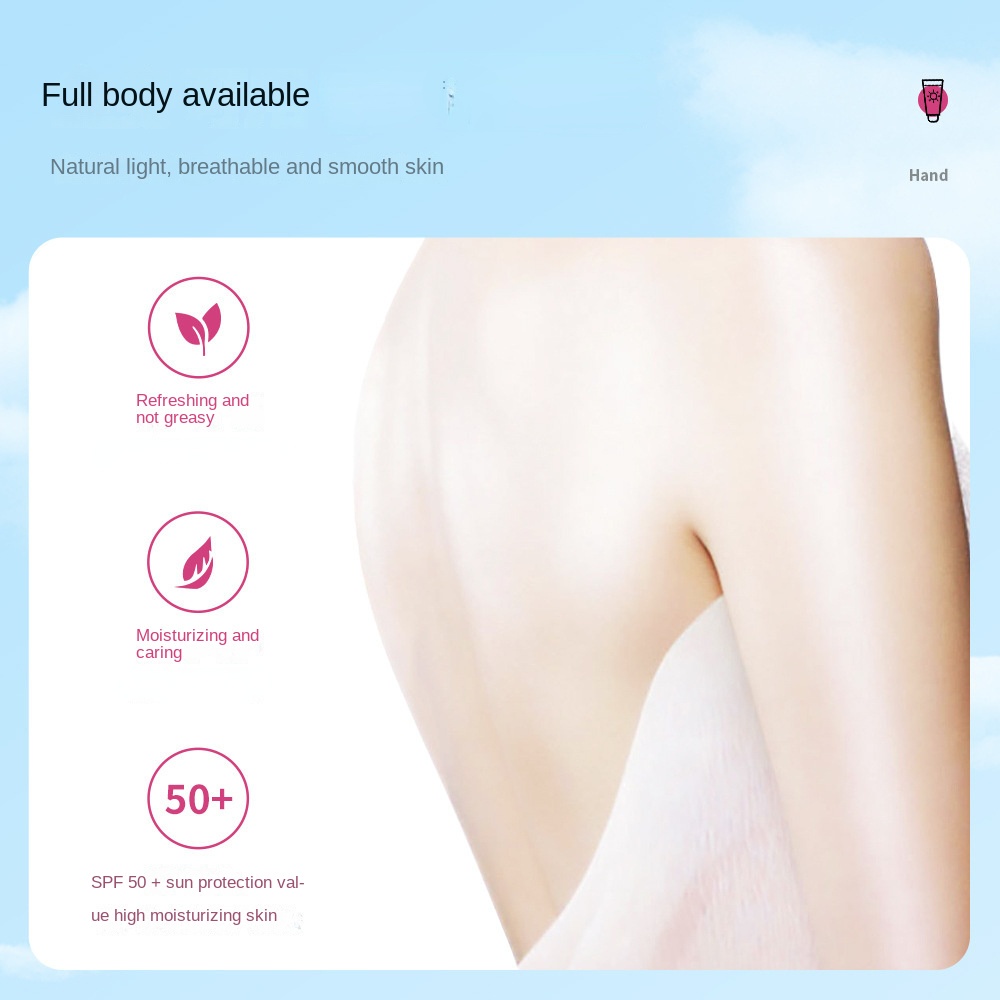Kem chống nắng IMAGES SPF50/ PA+++ chống tia UV dưỡng trắng da chống thấm nước 30g